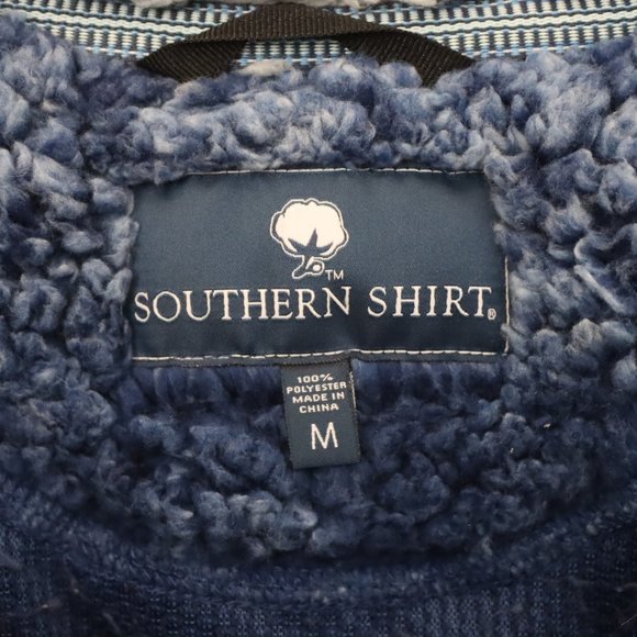 Southern Shirt Womens Medium Sherpa 1/4 Zip Pullover Sweater - Picture 5 of 6